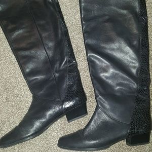 Vintage "Hogl" Tall Black Boots